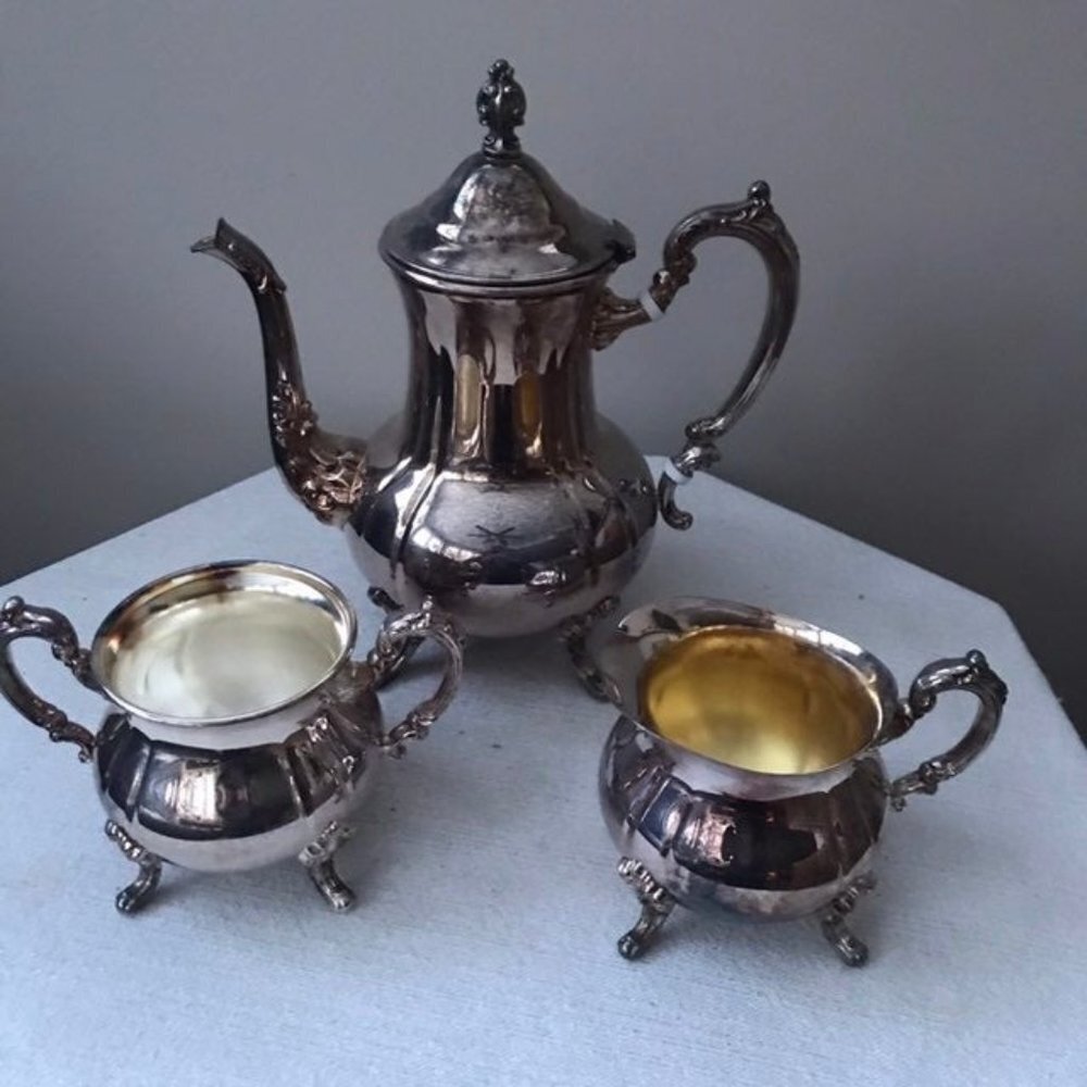 Towle Silverplate 3 Pc Coffee Pot set